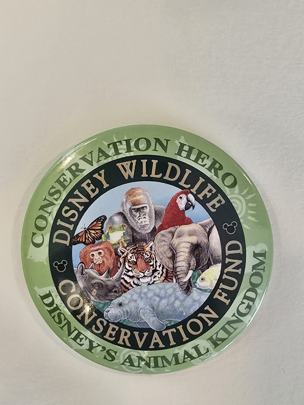 Disney Wildlife Conservation Hero Button